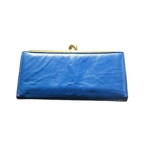 TILLEY Vintage Canadian leather coin wallet EUC Vtg 7" × 3.25"